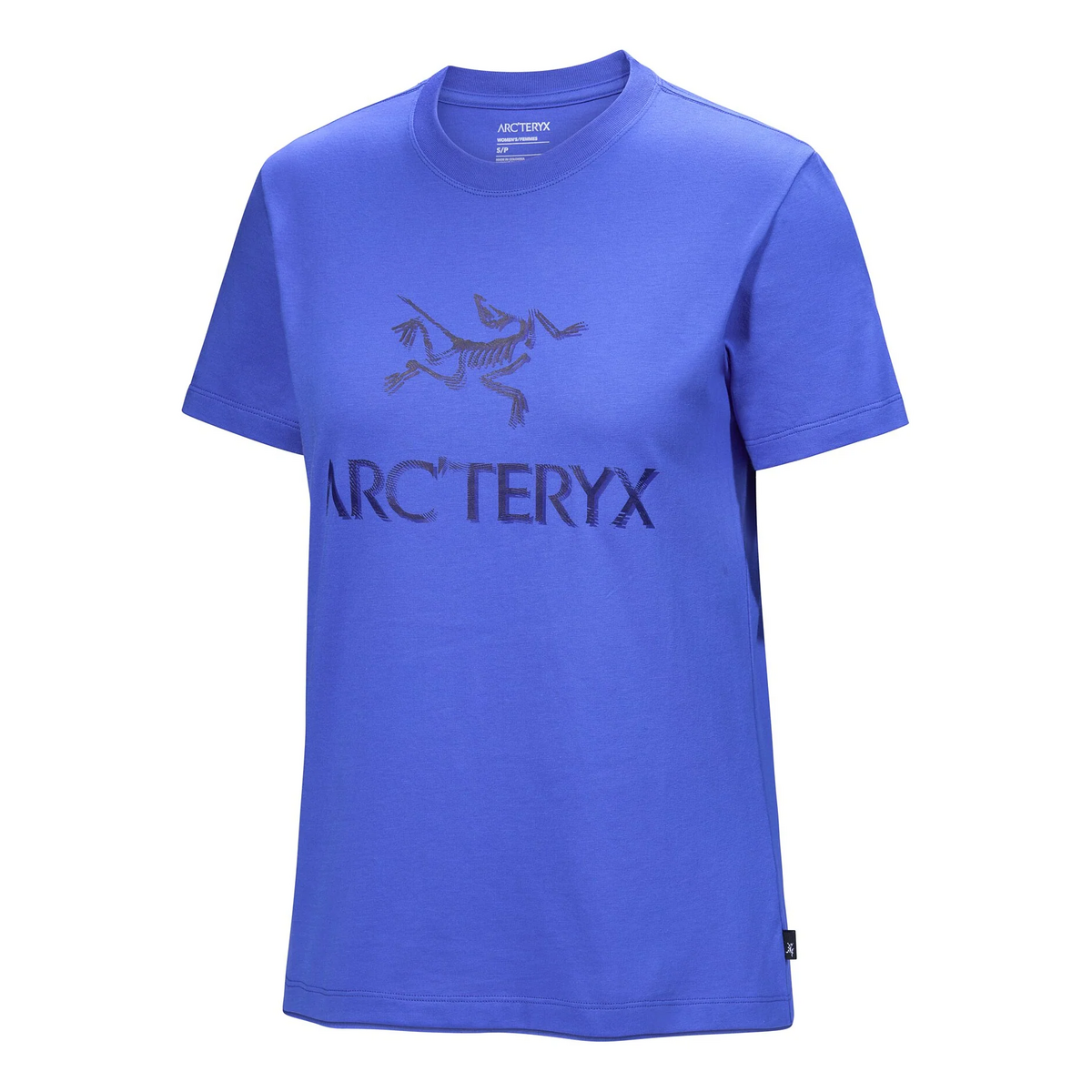 Arc"Word bomulds-T-shirt "Blå"