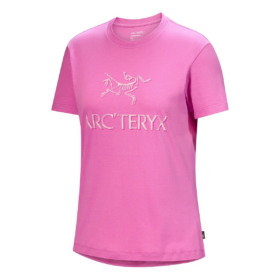 Arc"Word bomulds-T-shirt "Pink"