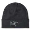 Broderet fugle-toque "Black"