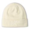Broderet fugle-toque "Hvid"