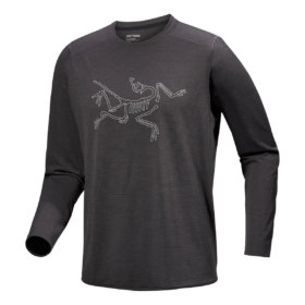 Cormac Logo langærmet T-shirt "Black"