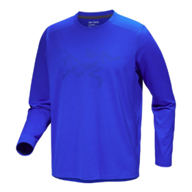 Cormac Logo langærmet T-shirt "Blue"