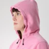 Emblem Fleece Full Zip Crop Hættetrøje til kvinder