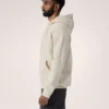 Emblem Fleece-hettetrøje med fuld lynlås til mænd