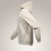 Emblem Fleece-hettetrøje med fuld lynlås til mænd
