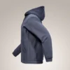 Emblem Fleece-hettetrøje med fuld lynlås til mænd