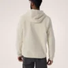 Emblem Fleece-hettetrøje med fuld lynlås til mænd