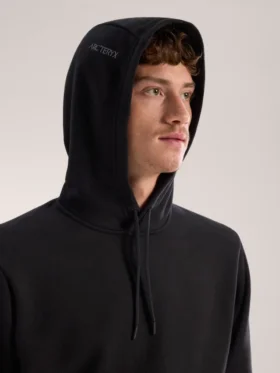 Emblem Fleece-hettetrøje til mænd