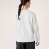 Kragg Cotton Bird T-shirt med rund hals og lange ærmer til kvinder
