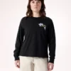 Kragg SL Cotton Bloom Crew Shirt LS til kvinder