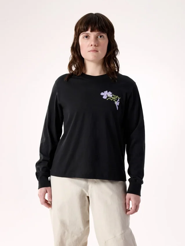 Kragg SL Cotton Bloom Crew Shirt LS til kvinder