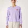 Kragg SL Cotton Bloom Crew Shirt LS til kvinder