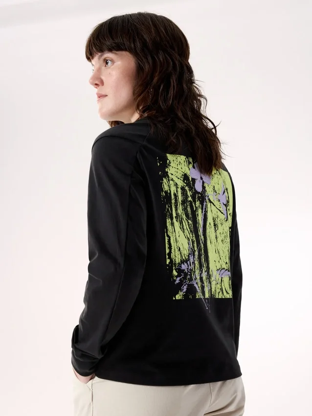 Kragg SL Cotton Bloom Crew Shirt LS til kvinder
