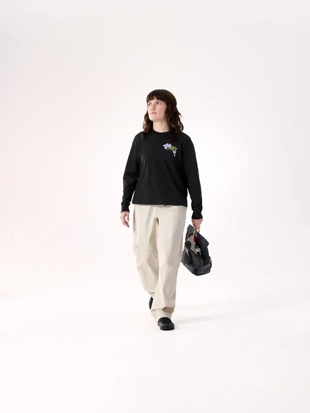 Kragg SL Cotton Bloom Crew Shirt LS til kvinder