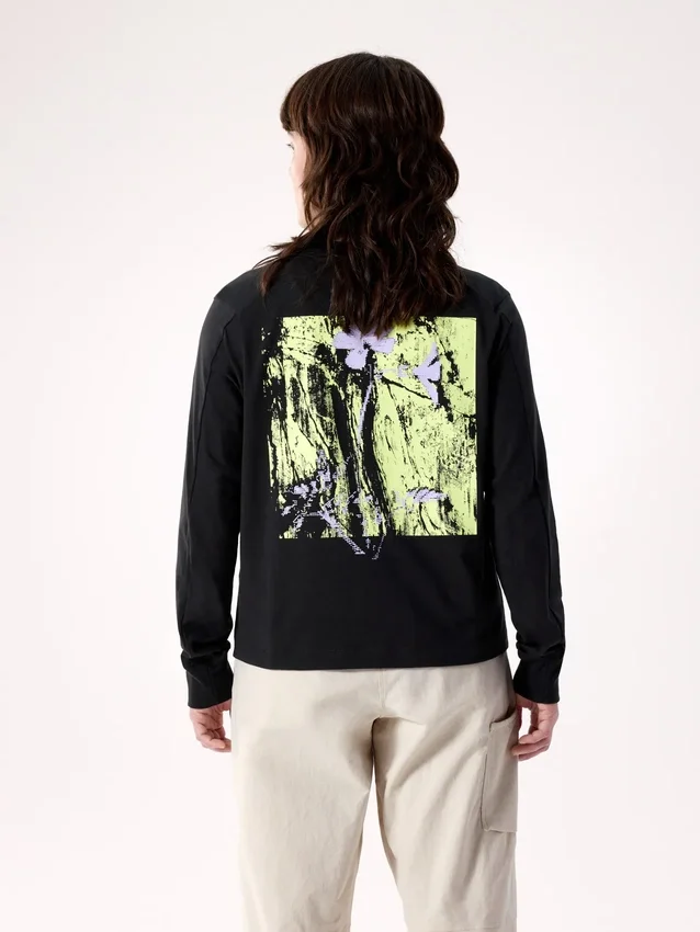 Kragg SL Cotton Bloom Crew Shirt LS til kvinder