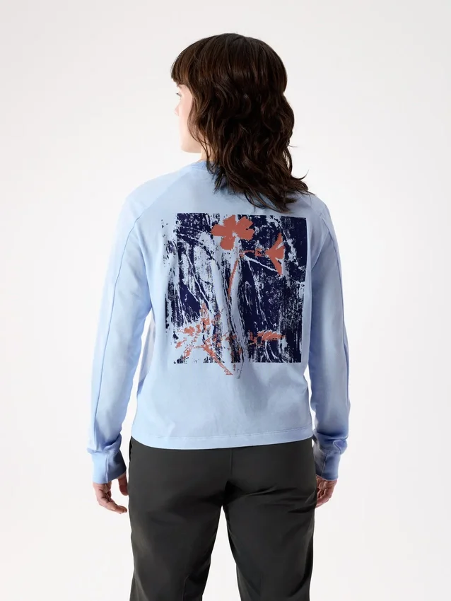 Kragg SL Cotton Bloom Crew Shirt LS til kvinder