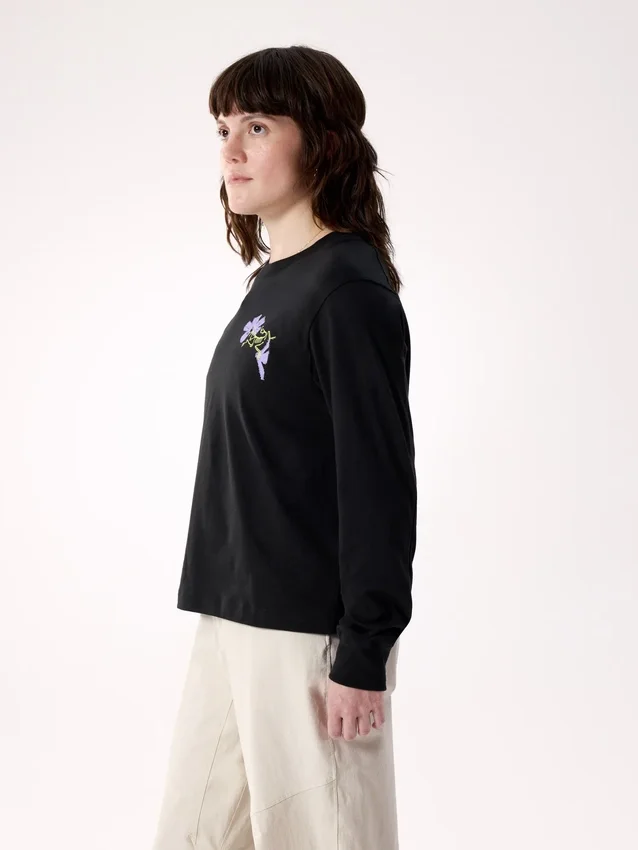 Kragg SL Cotton Bloom Crew Shirt LS til kvinder