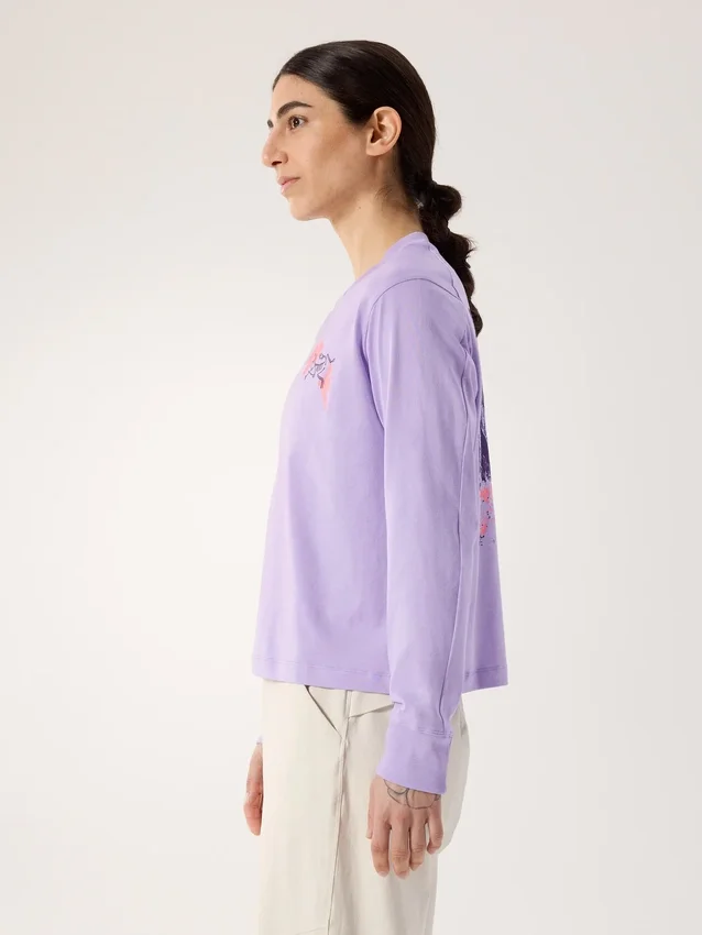 Kragg SL Cotton Bloom Crew Shirt LS til kvinder