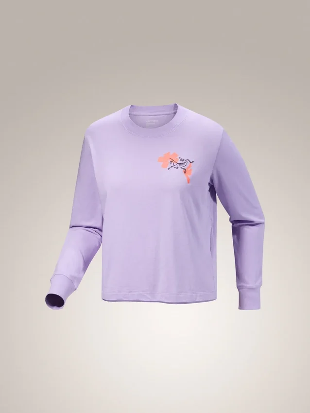Kragg SL Cotton Bloom Crew Shirt LS til kvinder