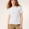 Kragg SL Cotton Emblem Crew Shirt SS til kvinder