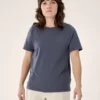 Kragg SL Cotton Emblem Crew Shirt SS til kvinder