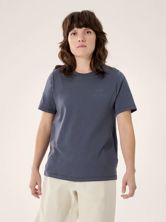 Kragg SL Cotton Emblem Crew Shirt SS til kvinder
