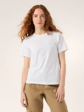 Kragg SL Cotton Emblem Crew Shirt SS til kvinder
