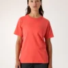 Kragg SL Cotton Emblem Crew Shirt SS til kvinder