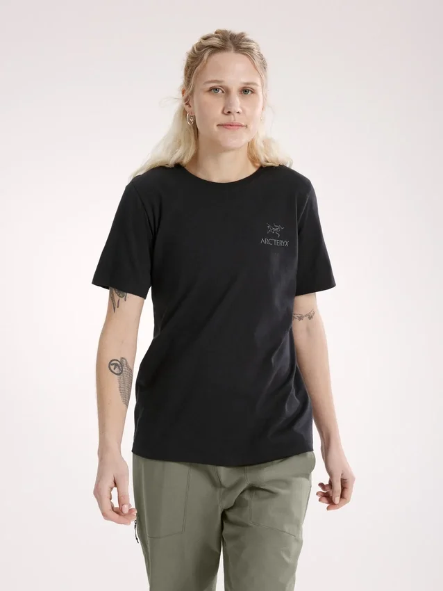 Kragg SL Cotton Emblem Crew Shirt SS til kvinder
