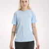Kragg SL Cotton Emblem Crew Shirt SS til kvinder