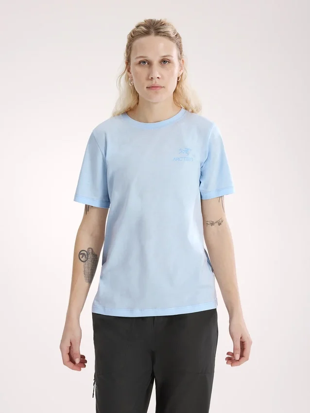 Kragg SL Cotton Emblem Crew Shirt SS til kvinder