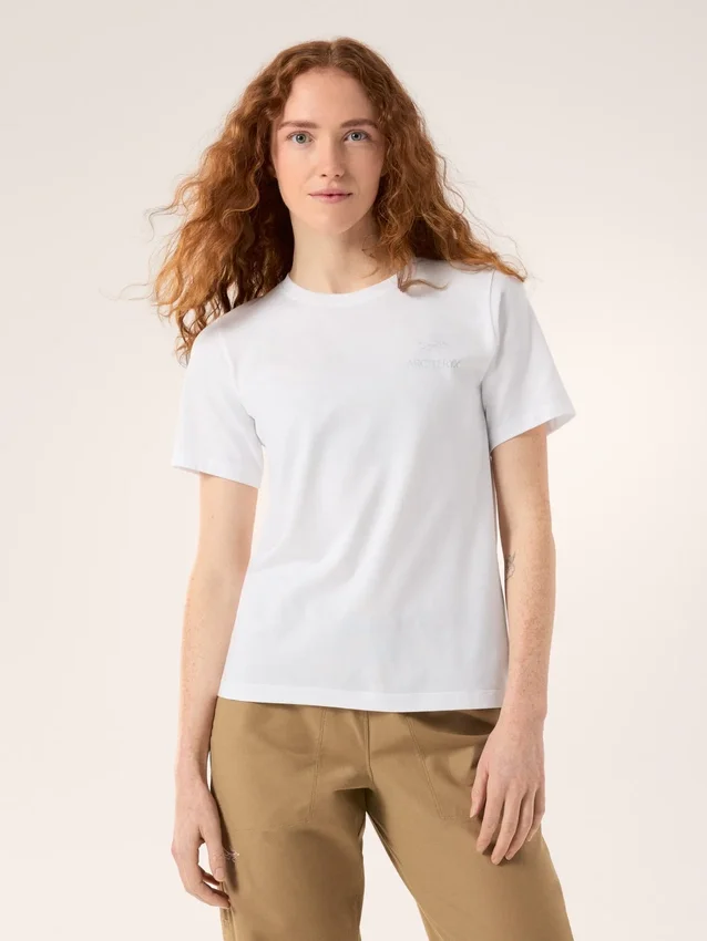 Kragg SL Cotton Emblem Crew Shirt SS til kvinder