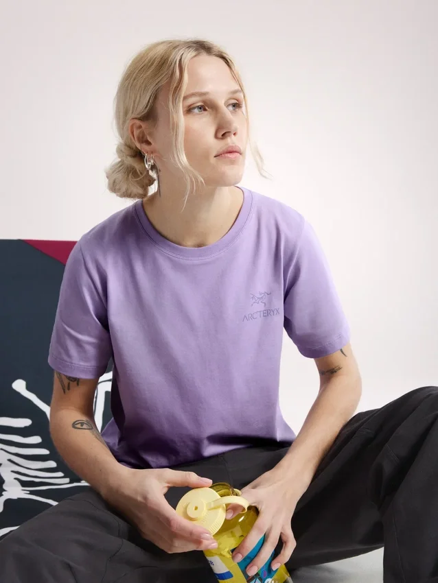 Kragg SL Cotton Emblem Crew Shirt SS til kvinder
