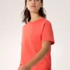 Kragg SL Cotton Emblem Crew Shirt SS til kvinder