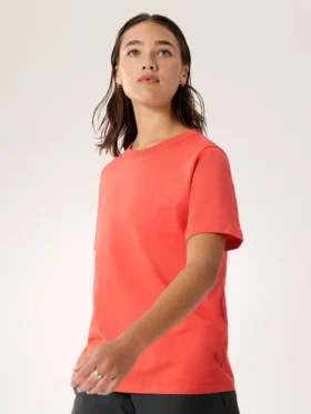 Kragg SL Cotton Emblem Crew Shirt SS til kvinder