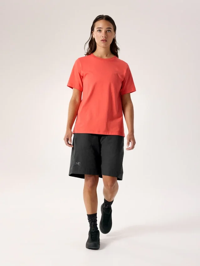 Kragg SL Cotton Emblem Crew Shirt SS til kvinder