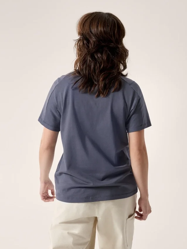 Kragg SL Cotton Emblem Crew Shirt SS til kvinder