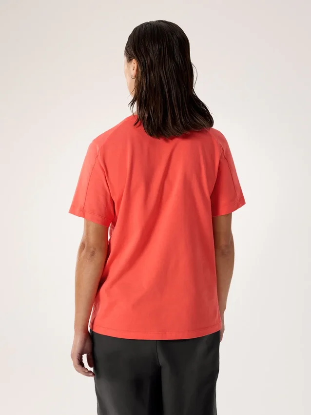 Kragg SL Cotton Emblem Crew Shirt SS til kvinder