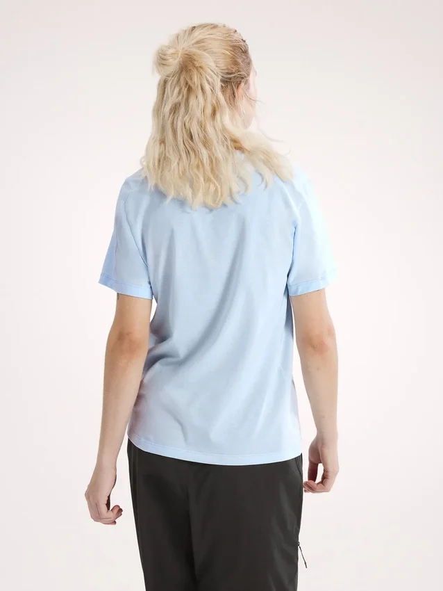 Kragg SL Cotton Emblem Crew Shirt SS til kvinder