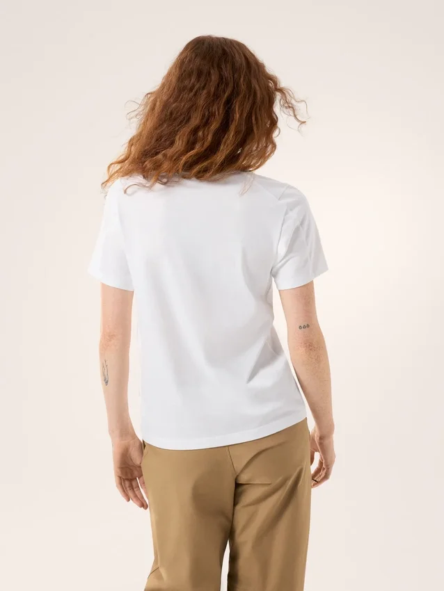 Kragg SL Cotton Emblem Crew Shirt SS til kvinder