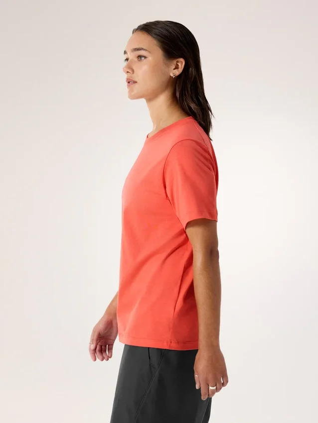 Kragg SL Cotton Emblem Crew Shirt SS til kvinder