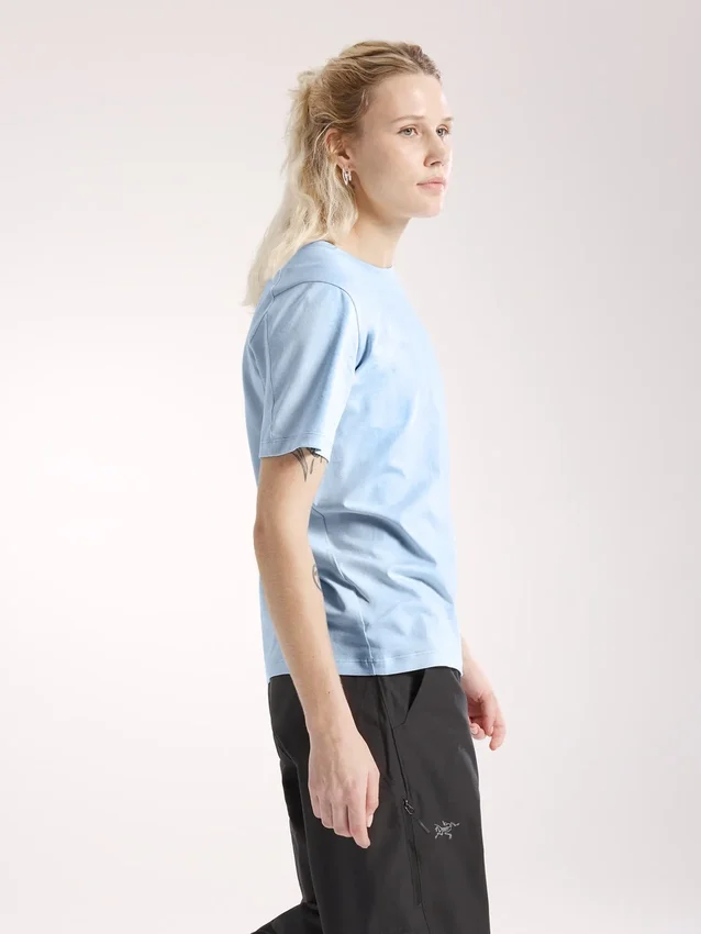 Kragg SL Cotton Emblem Crew Shirt SS til kvinder