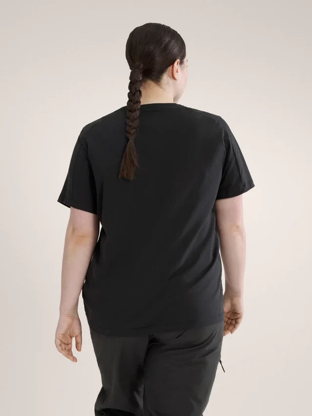 Kragg SL Cotton Emblem Crew Shirt SS til kvinder