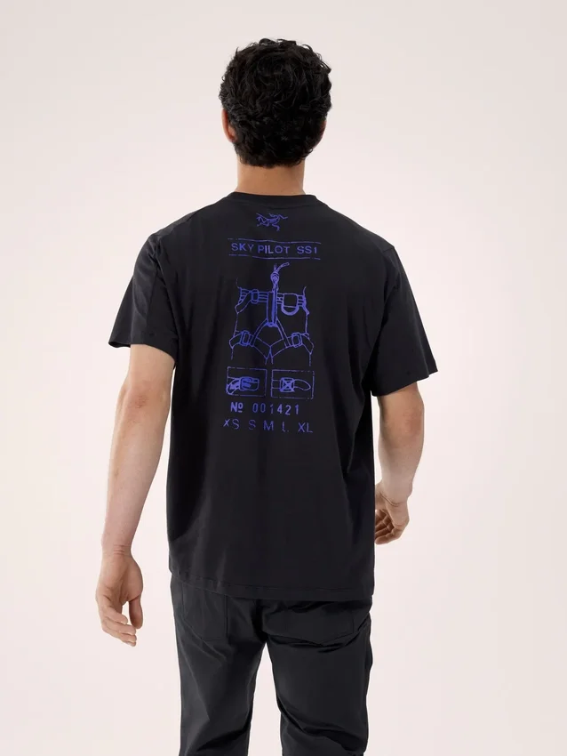Kragg SL Cotton Sky Pilot SS1-skjorte til mænd