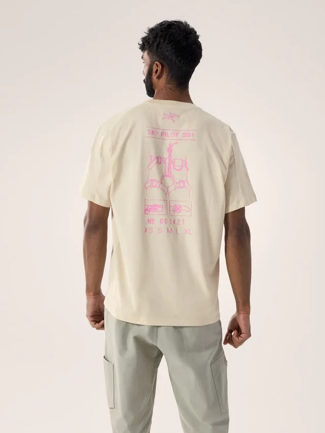 Kragg SL Cotton Sky Pilot SS1-skjorte til mænd