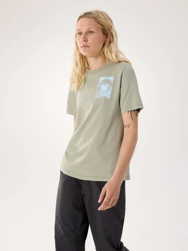 Kragg SL Cotton Superbloom Crew Shirt SS til kvinder