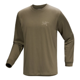 Kragg SL langærmet T-shirt i bomuld "Olive Green"