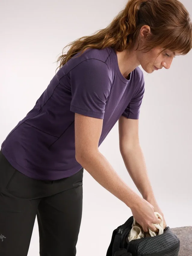 Lana Merino Wool Crew Shirt SS til kvinder