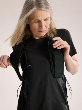 Lana merinould-T-shirt med korte ærmer til kvinder