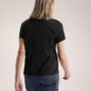 Lana merinould-T-shirt med korte ærmer til kvinder